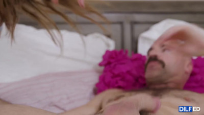 Dilfed - Penelope Kay - College Girl Fucks Daddys Cowor