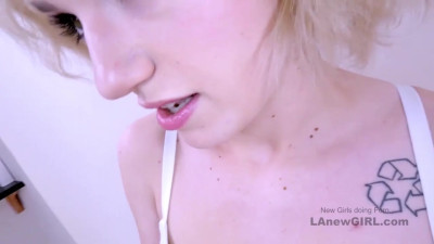 New Teen girl anxious at her first audition