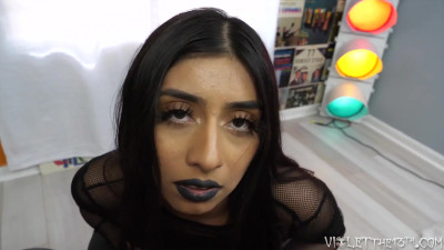 Violet Myers - Goth Girlfriend Fucks Nerd Boyfriend Virtual Sex 2