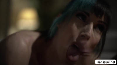 MILF shemale stepmom analed by stepson