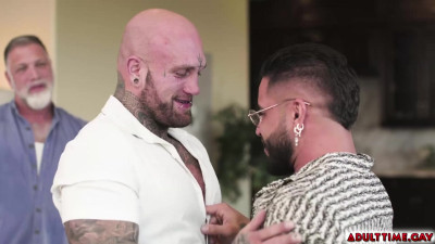 Gunnar Bottoms for Rick and Brock in Anal Threeway
