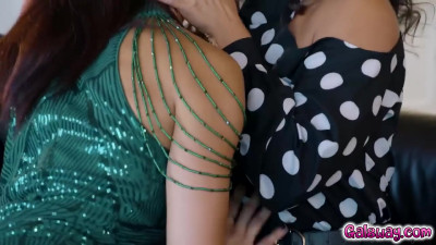 Alexis' lusty words and touches to Penny Barber