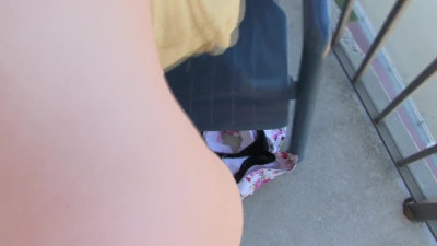 Lindsey Love - Public Balcony Creampie!
