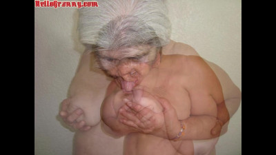 Big hairy pussy and tits of old women
