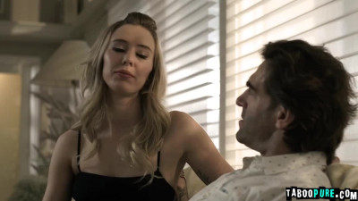 Blonde Haley Reed rimming Ken Feels ass was hot