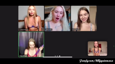 Sasha Honey - Honey Sasha Honey - - Zoom Masturbation Orgy