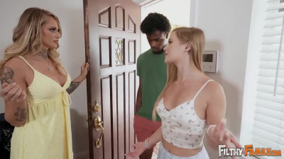 Stephanie Love and Natalia Queen - Step Family Fuck Fest